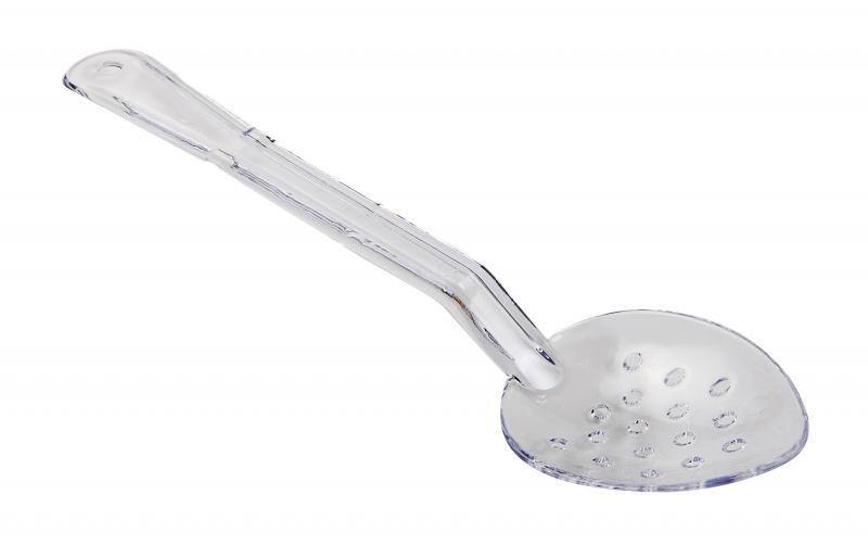 11-inch Clear Polycarbonate Perforated Serving Spoon